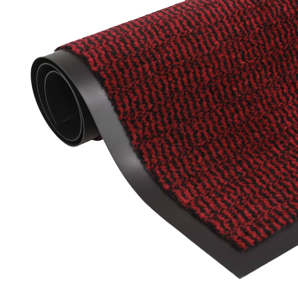 vidaXL Schmutzfangmatte Rechteckig Getuftet 80x120 cm Rot