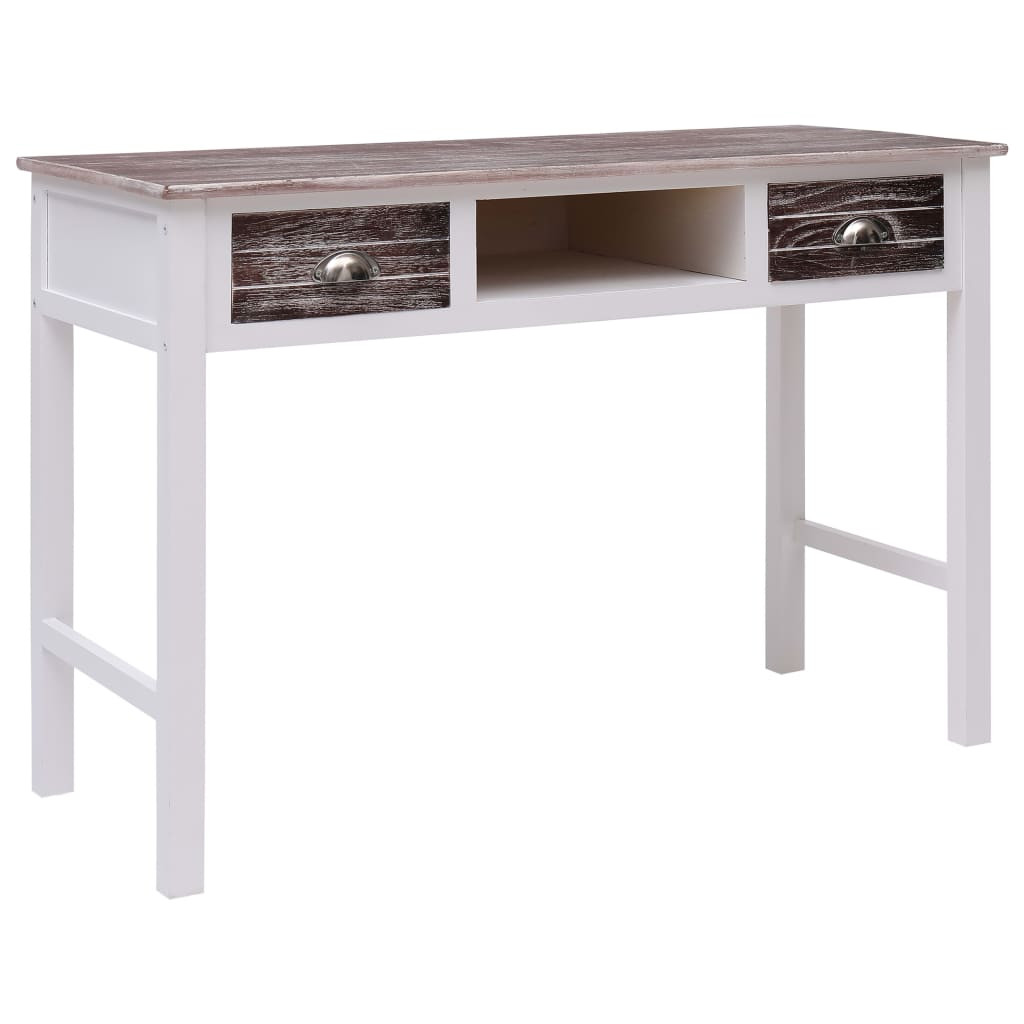 vidaXL Schreibtisch Braun 110 × 45 × 76 cm Holz