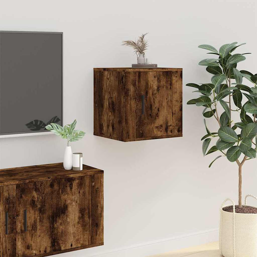 vidaXL TV-Wandschrank Räuchereiche 40x34,5x40 cm