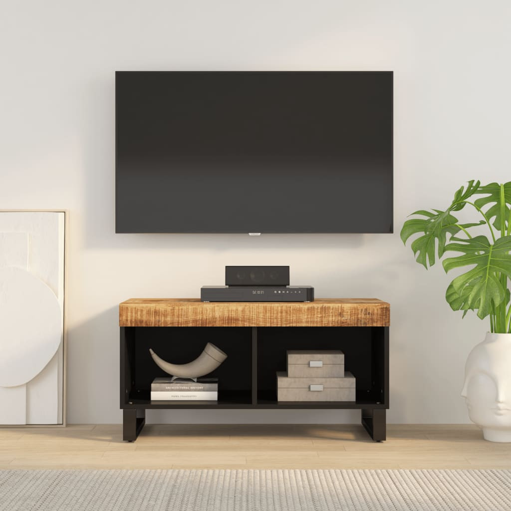 vidaXL TV-Schrank 85x33x43,5 cm Massivholz Mango