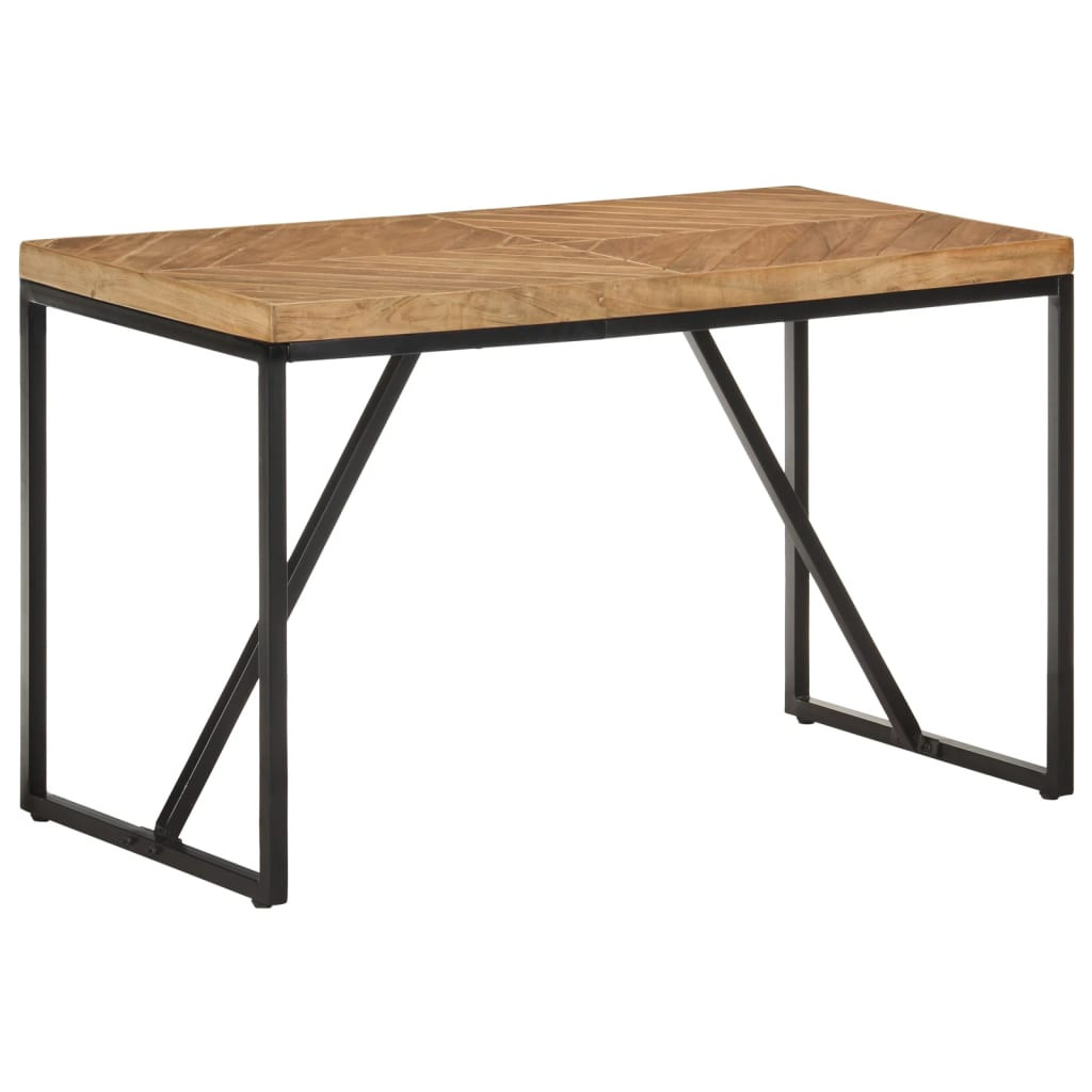 vidaXL Esstisch 120x60x76 cm Massivholz Akazie und Mango