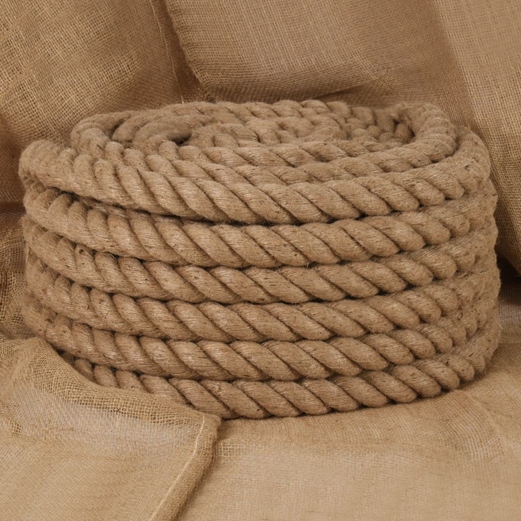 vidaXL Juteseil 5 m Länge 40 mm Stärke