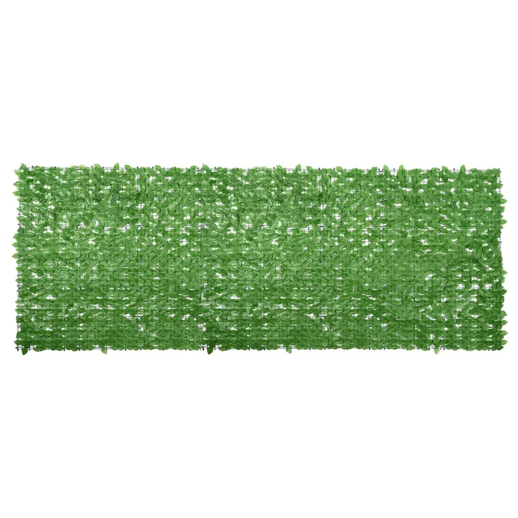 vidaXL Balkon-Sichtschutz mit Grünen Blättern 400x150 cm