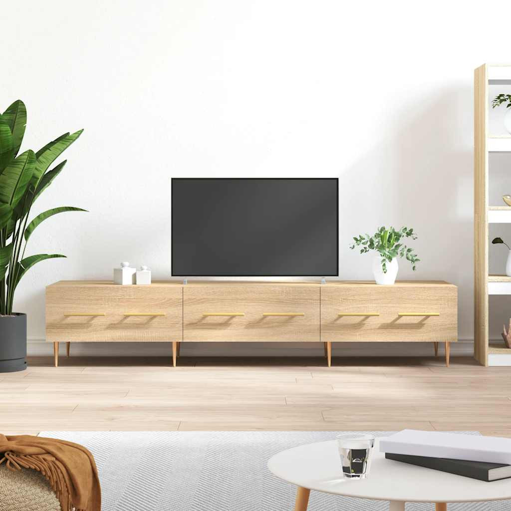 vidaXL TV-Schrank Sonoma-Eiche 150x36x30 cm Holzwerkstoff