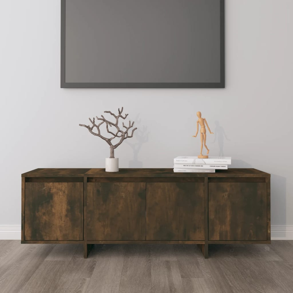 vidaXL TV-Schrank Räuchereiche 120x30x40,5 cm Holzwerkstoff