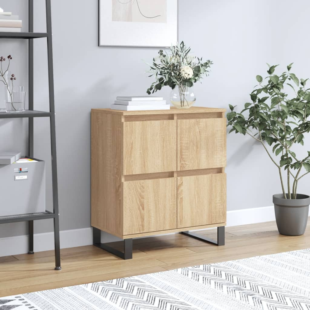 vidaXL Sideboard Sonoma-Eiche 60x35x70 cm Holzwerkstoff