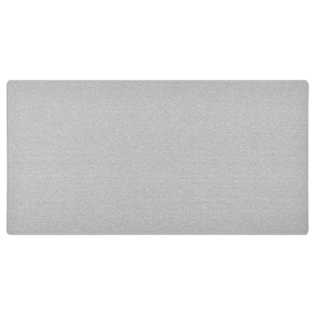 vidaXL Teppichläufer Hellgrau 80x150 cm