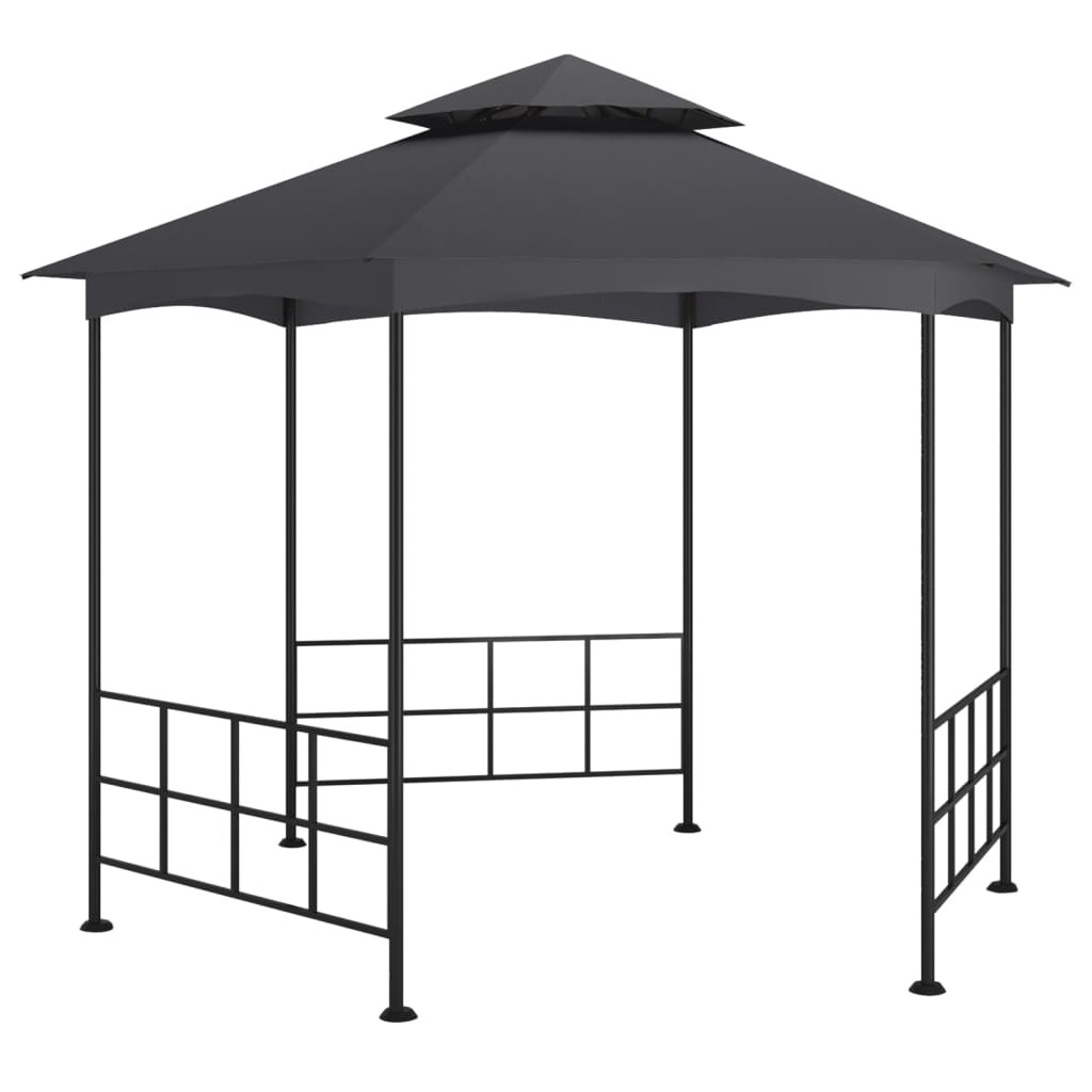 vidaXL Pavillon mit Seitenwänden 3,1x2,7 m Anthrazit