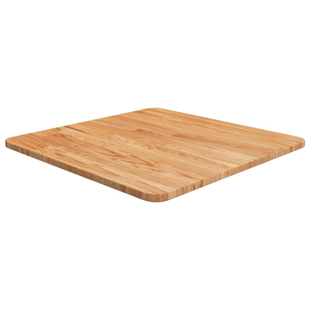 vidaXL Tischplatte Quadratisch Hellbraun 50x50x1,5cm Behandelte Eiche