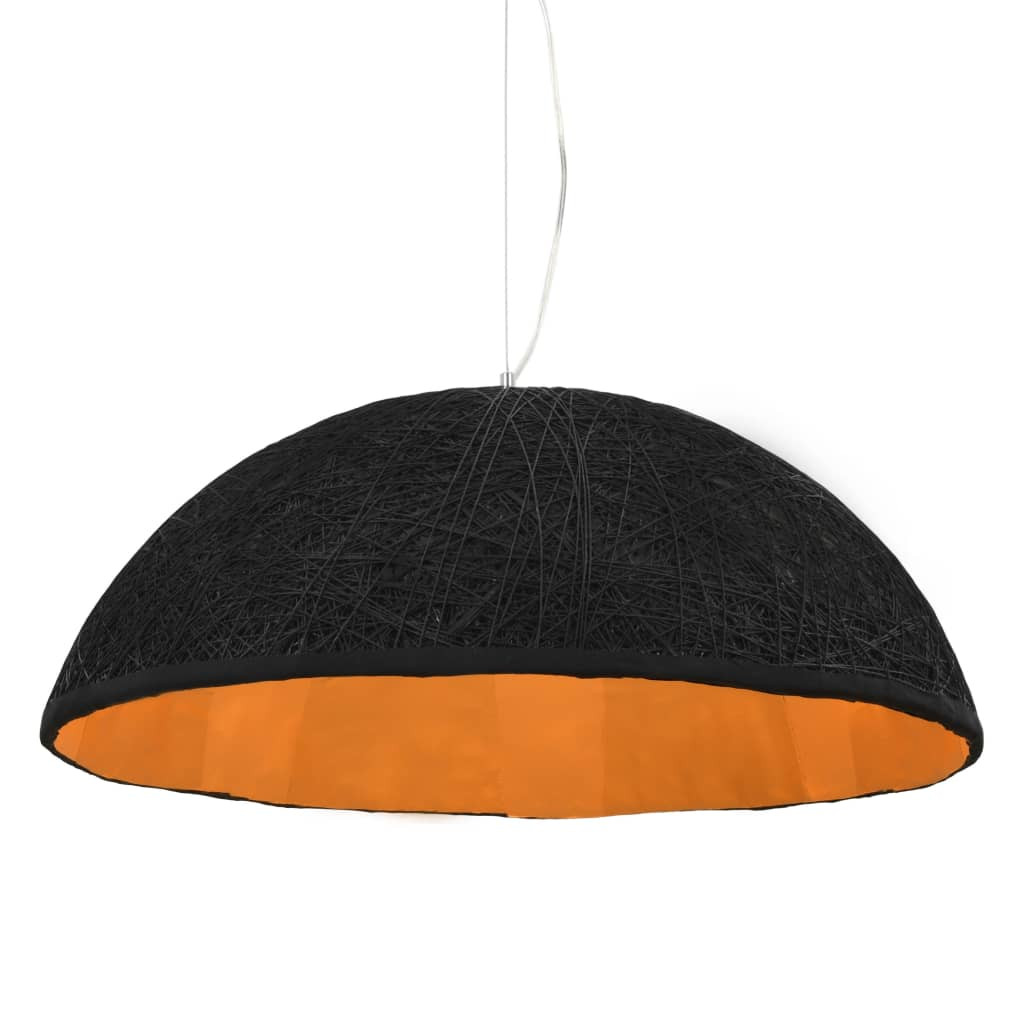 vidaXL Pendelleuchte Schwarz und Golden Ø70 cm E27