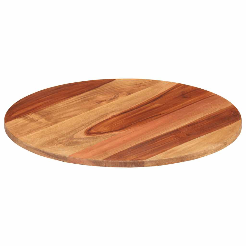 vidaXL Tischplatte Massivholz Palisander Rund 15-16 mm 40 cm