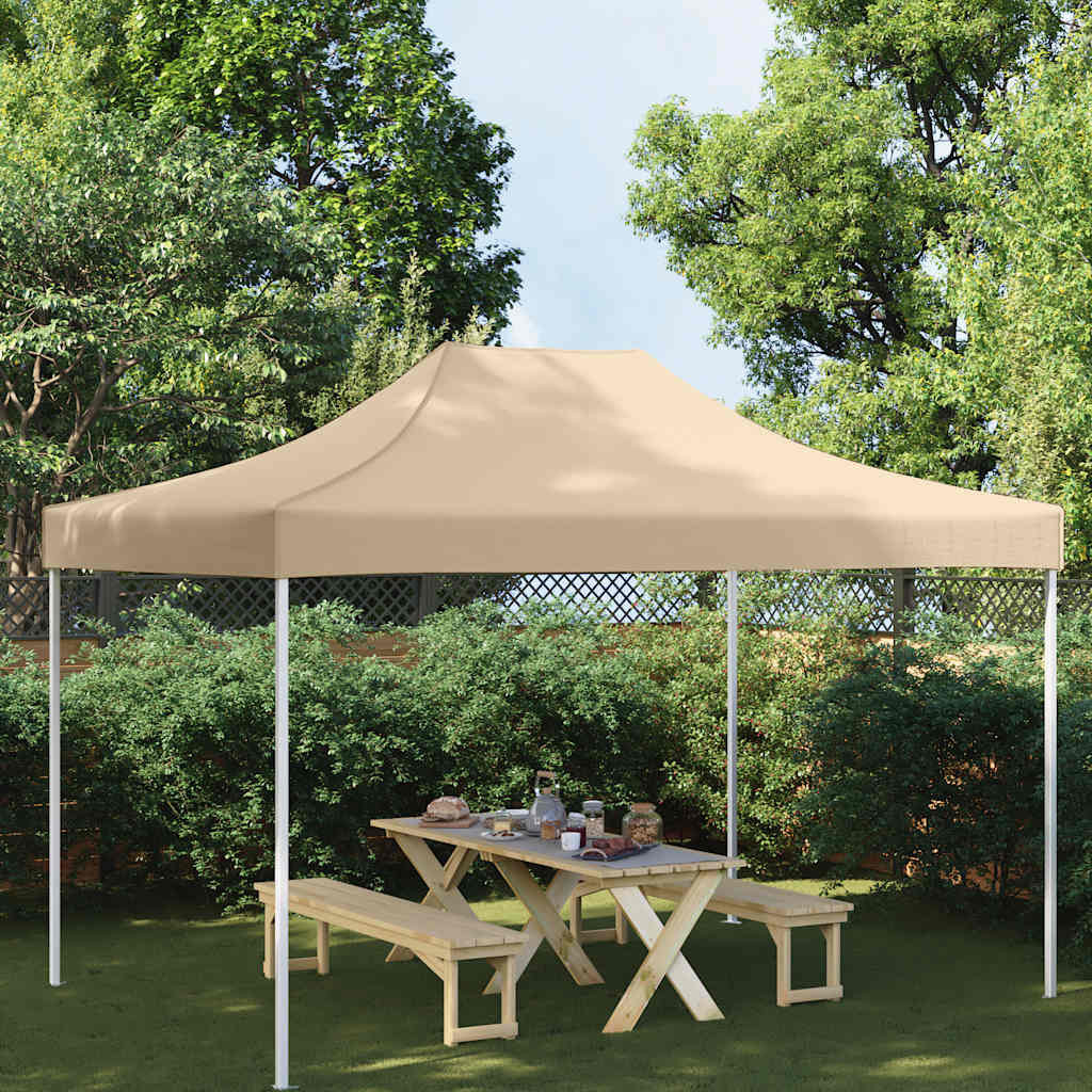 vidaXL Partyzelt-Dach 4,5x3 m Beige 270 g/m²