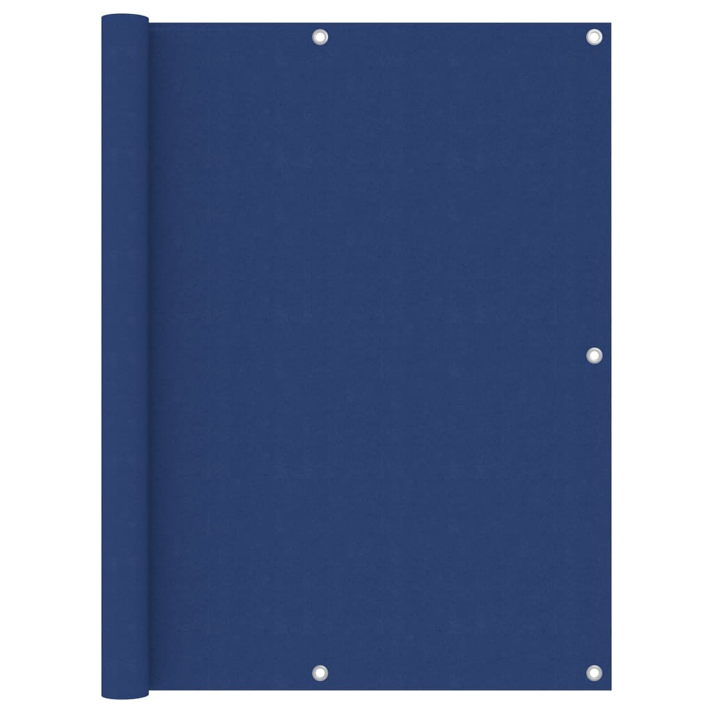 vidaXL Balkon-Sichtschutz Blau 120x600 cm Oxford-Gewebe