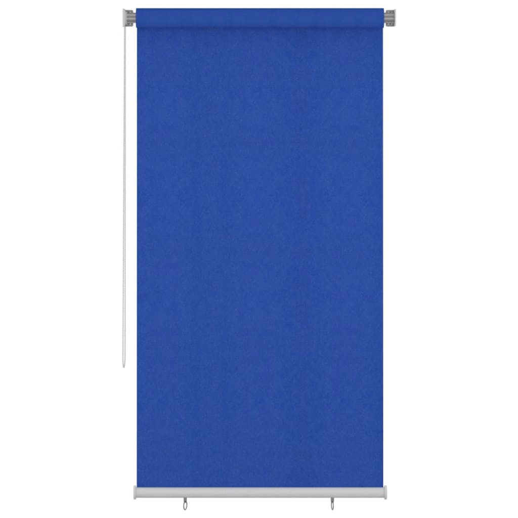 vidaXL Außenrollo 125 (B) x 230 (H) cm Blau HDPE