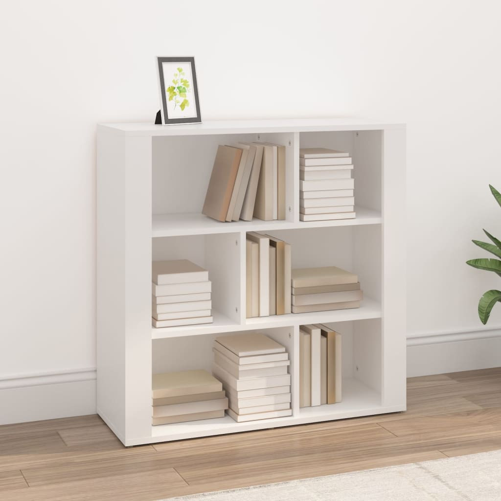 vidaXL Sideboard Weiß 80x30x80 cm Holzwerkstoff