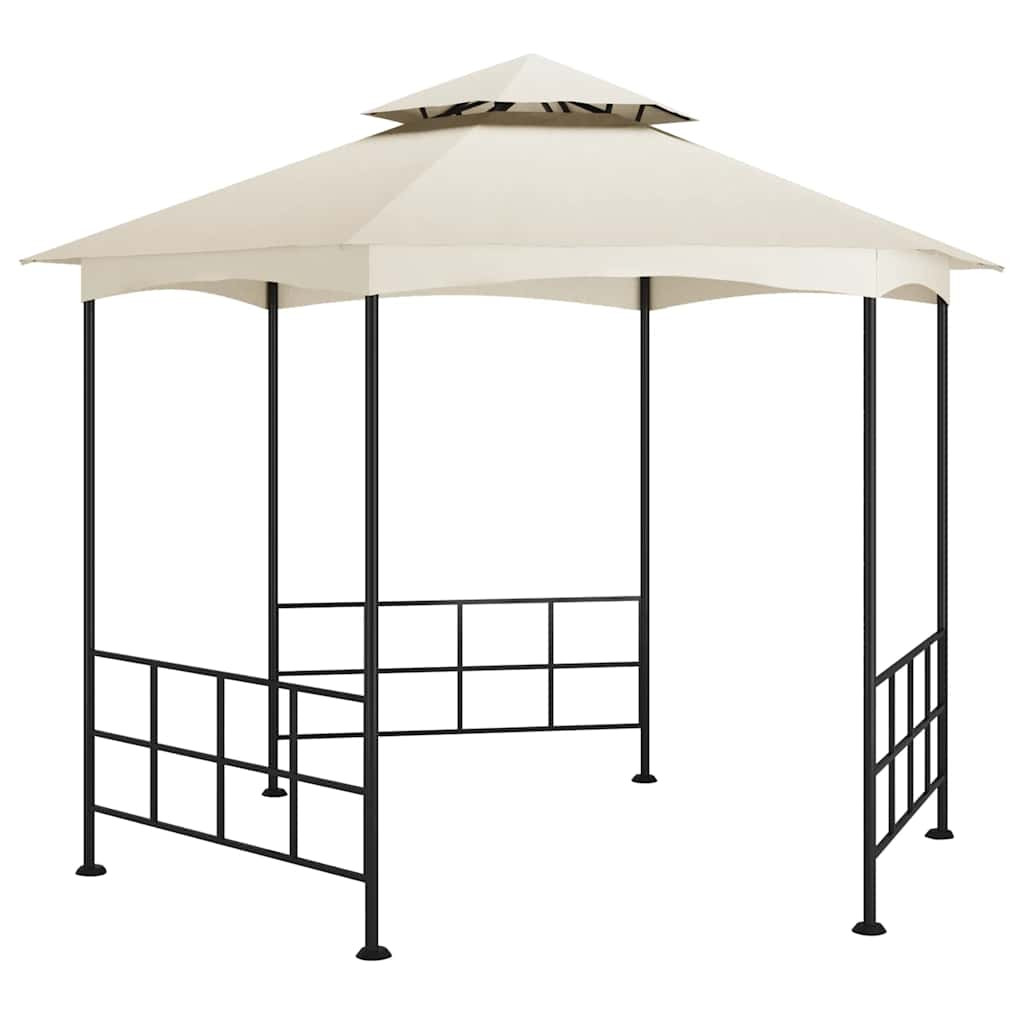 vidaXL Pavillon mit Seitenwänden 3,1x2,7 m Creme