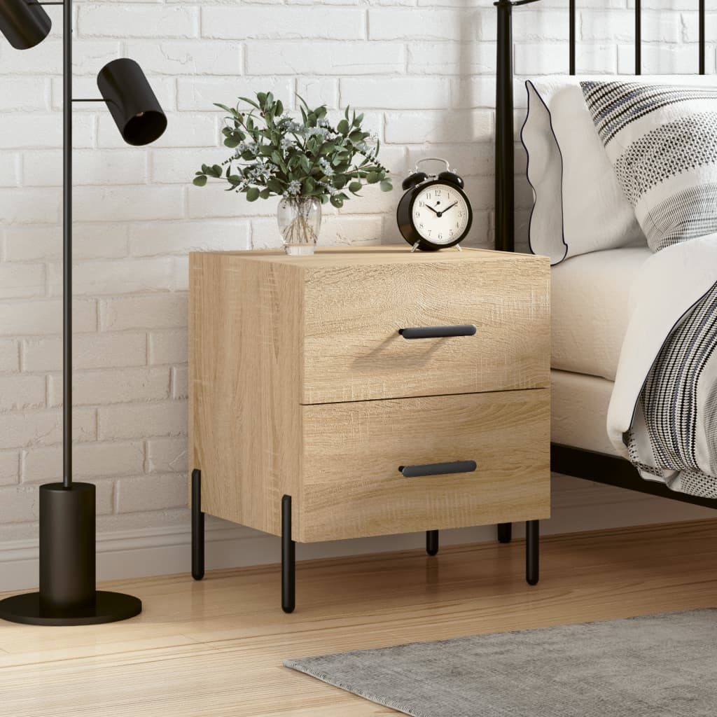 vidaXL Nachttisch Sonoma-Eiche 40x35x47,5 cm Holzwerkstoff