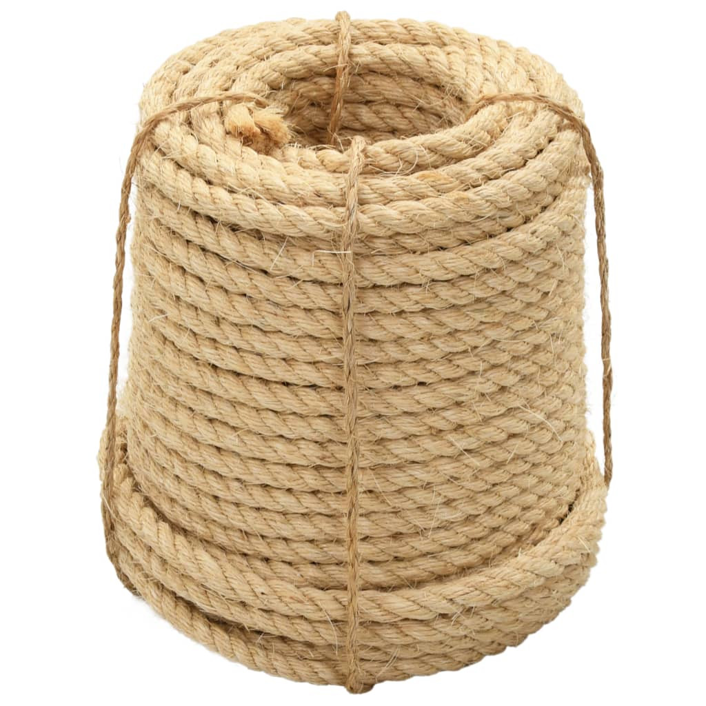 vidaXL Seil 100% Sisal 12 mm 250 m
