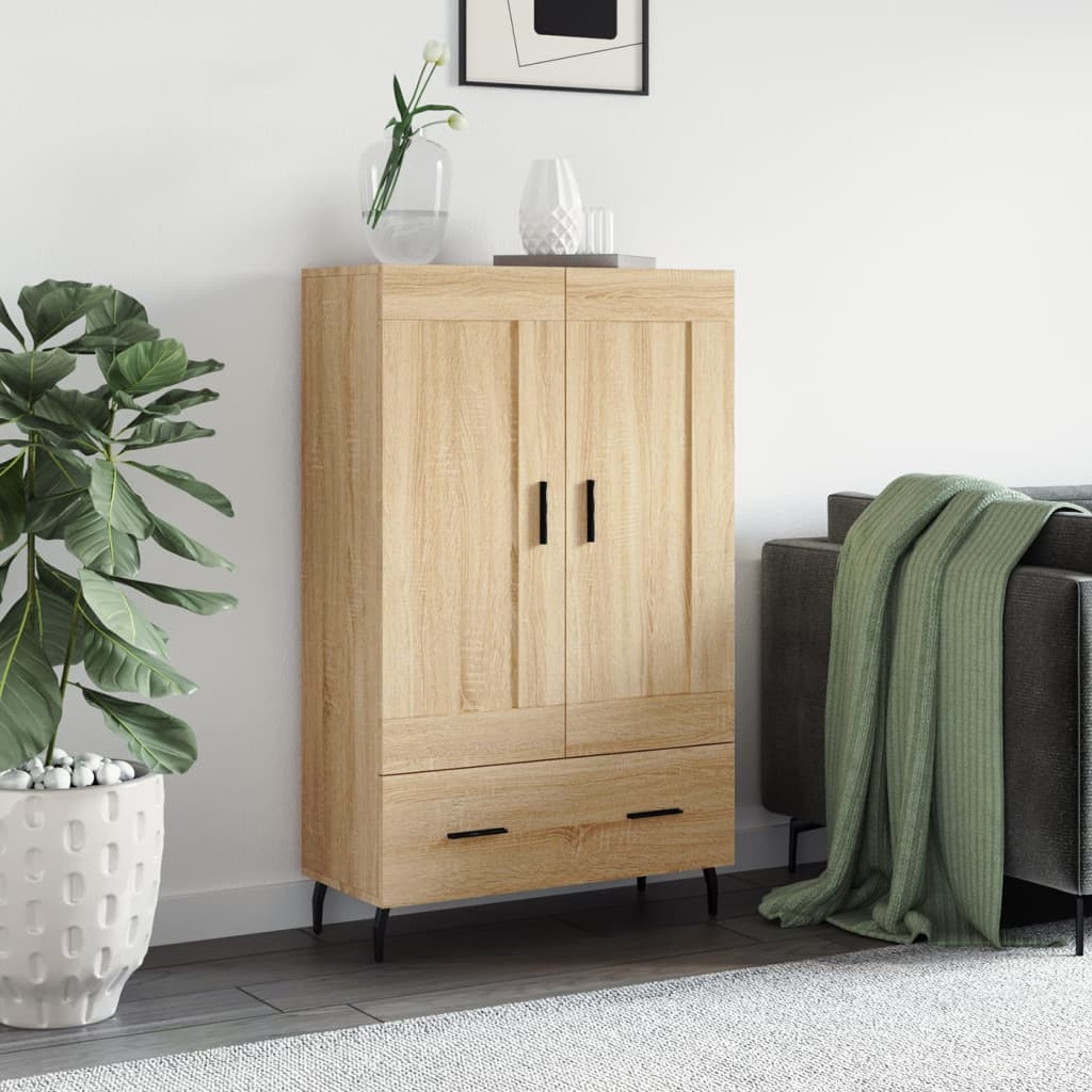 vidaXL Highboard Sonoma-Eiche 69,5x31x115 cm Holzwerkstoff