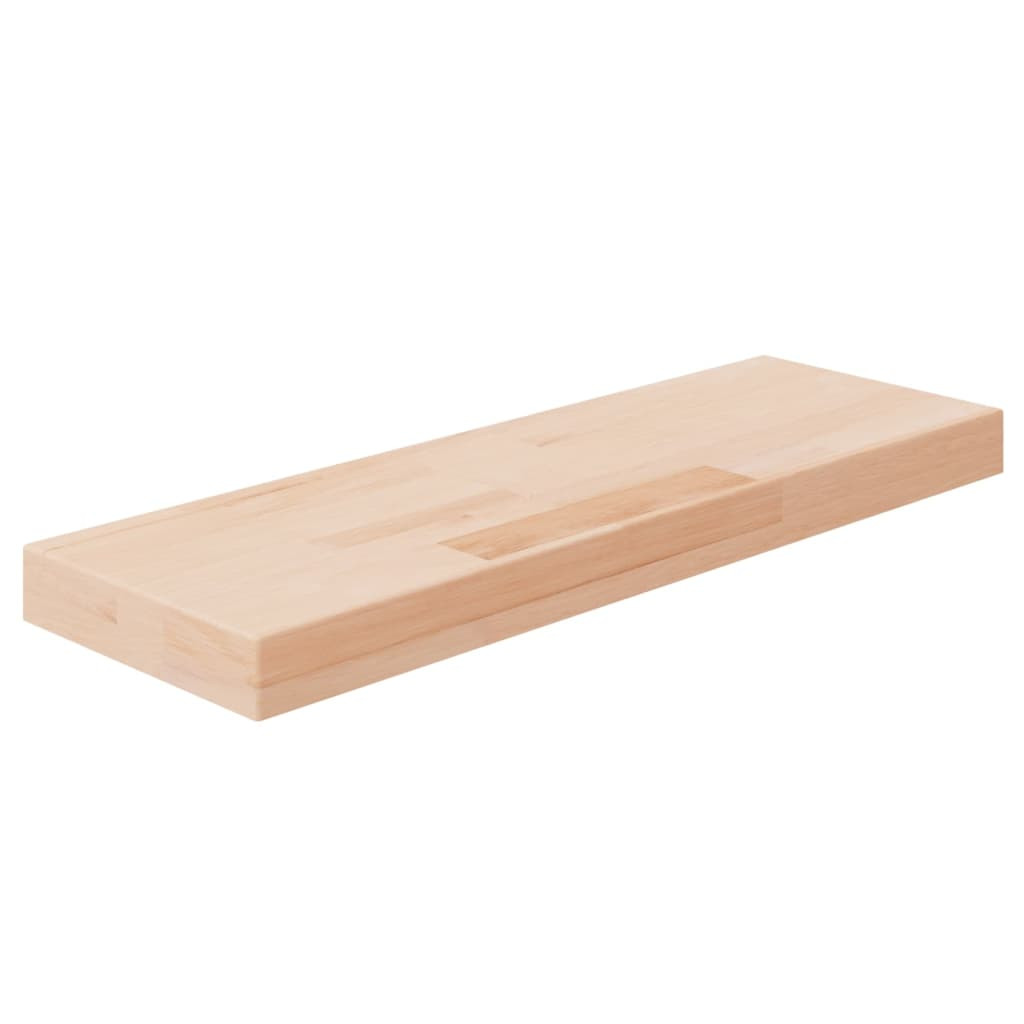 vidaXL Regalboden 60x20x4 cm Unbehandeltes Massivholz Eiche