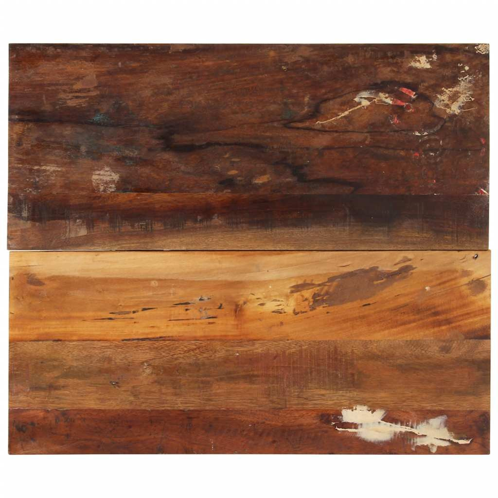 vidaXL Tischplatte Rechteckig 60x70 cm 15-16 mm Altholz Massiv