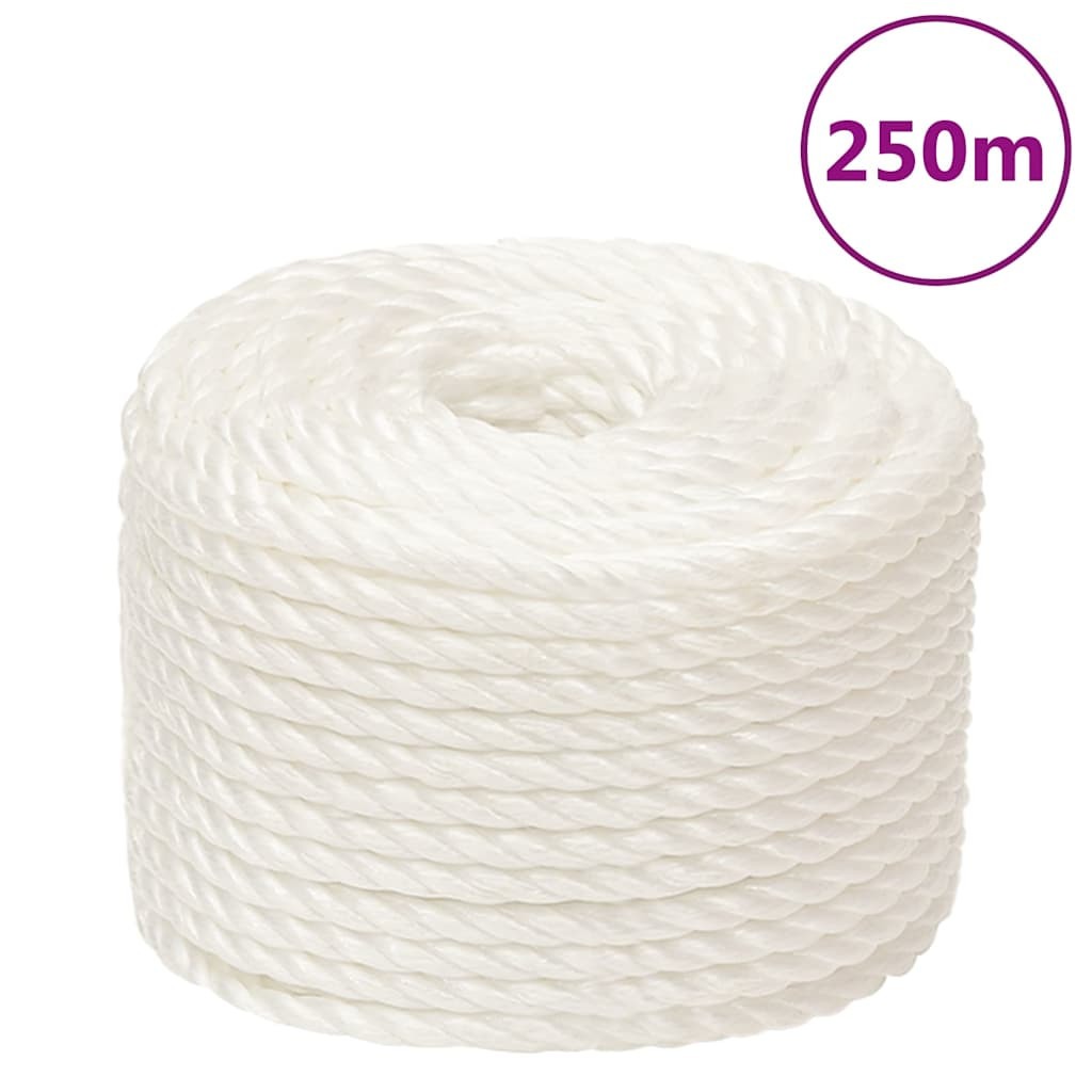 vidaXL Arbeitsseil Weiß 16 mm 250 m Polypropylen
