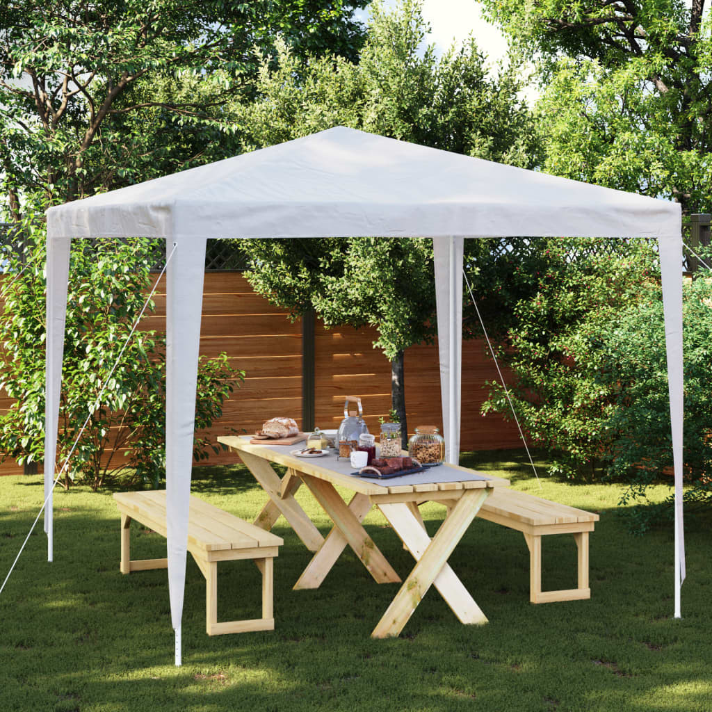 vidaXL Partyzelt 2,5 x 2,5 m Weiß