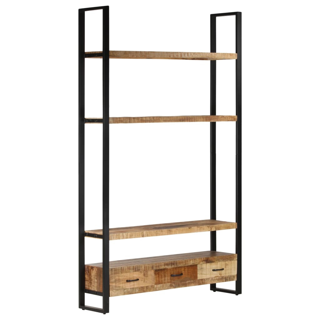 vidaXL Bücherregal 118x30x200 cm Massivholz Mango
