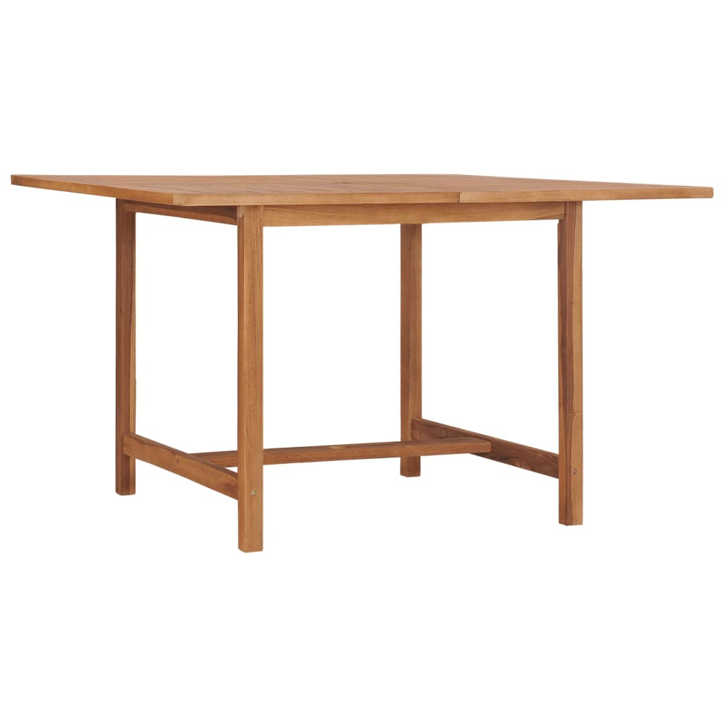 vidaXL Gartentisch 120x120x75 cm Teakholz Massiv