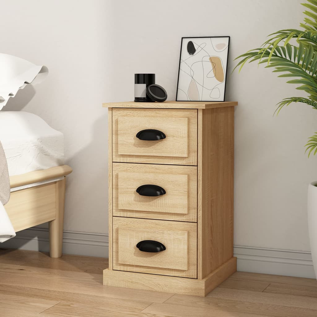 vidaXL Nachttisch Sonoma-Eiche 39x39x67 cm Holzwerkstoff