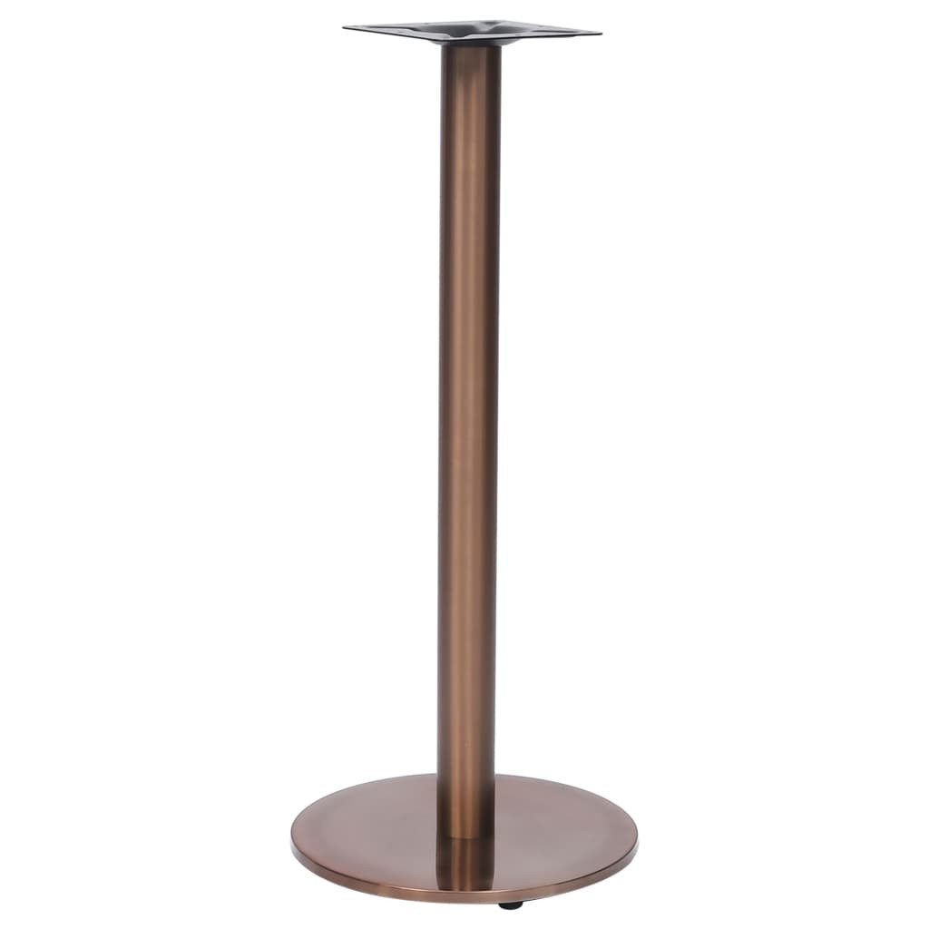 vidaXL Bistrotisch-Gestell Golden Ø45x107 cm Edelstahl