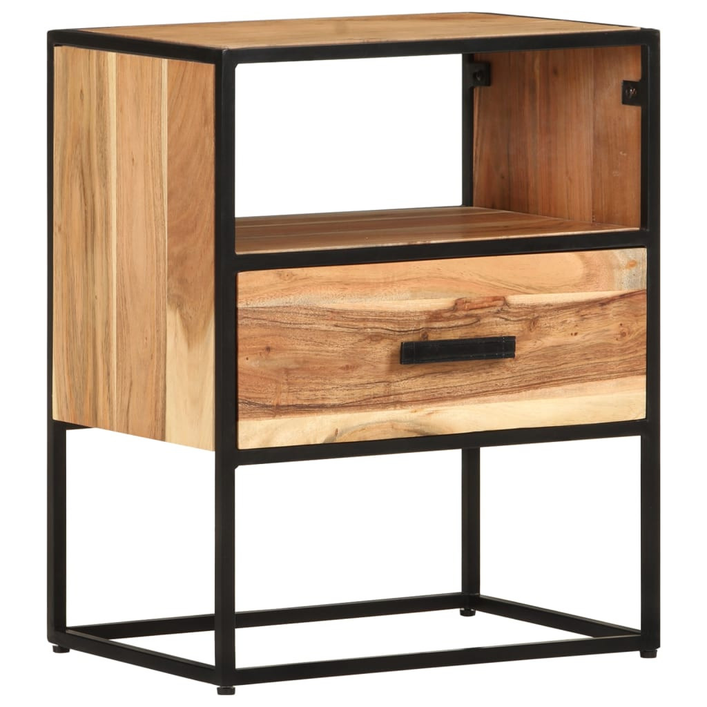 vidaXL Nachttisch 40x30x50 cm Massivholz Akazie