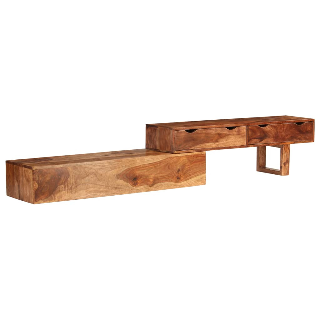 vidaXL TV-Schrank 200×30×35 cm Massivholz Akazie