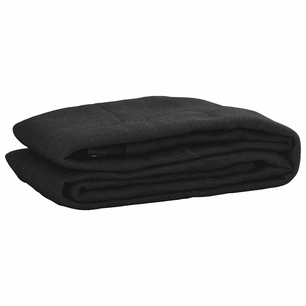 vidaXL Containernetz HDPE 4 x 8 m Schwarz