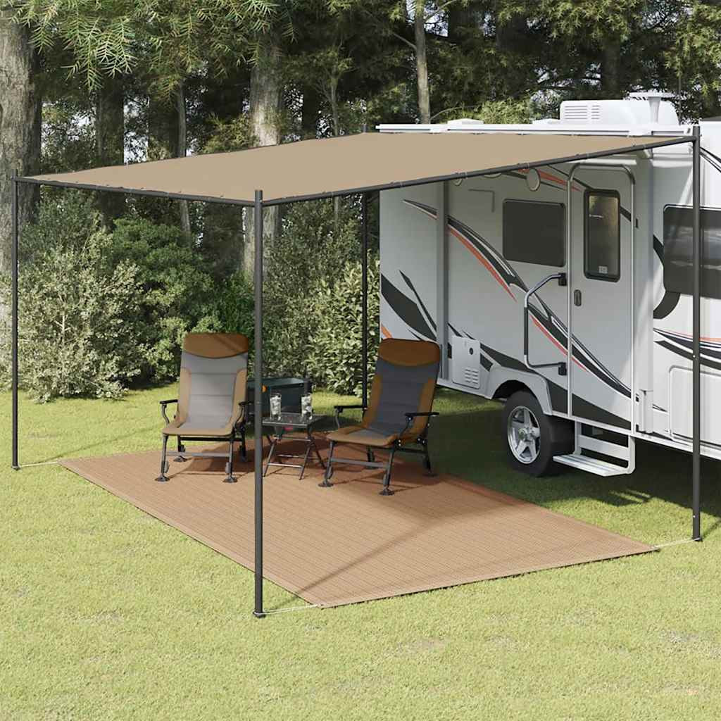 vidaXL Zeltteppich 250x450 cm Taupe