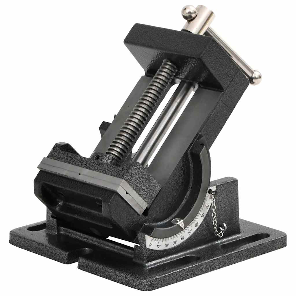 vidaXL Maschinenschraubstock Kippbar Handbetrieben 110 mm