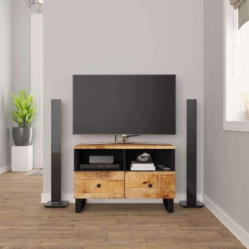 vidaXL TV-Schrank 70x33x46 cm Massivholz Mango