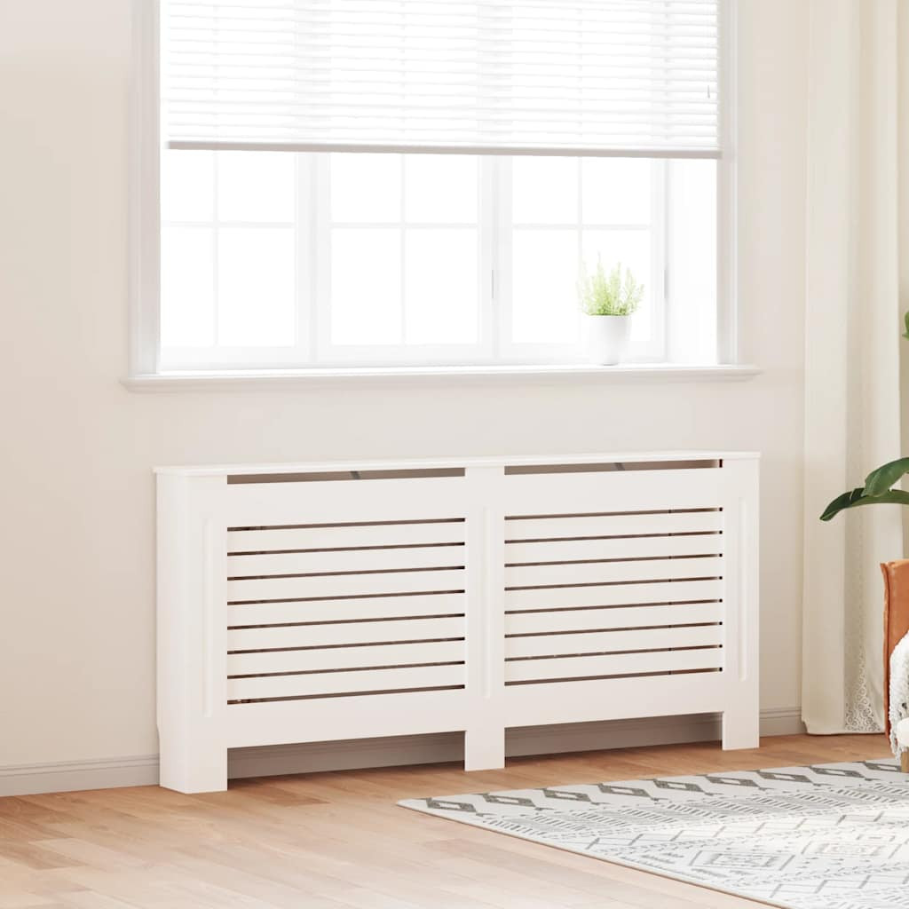 vidaXL Heizkörperabdeckung Weiß 172×19×81,5 cm MDF