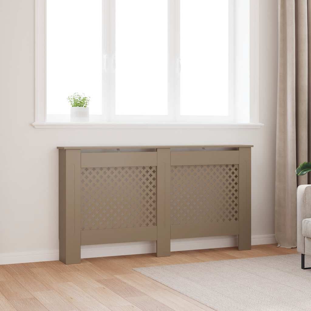 vidaXL Heizkörperverkleidung 152x19x81,5 cm MDF