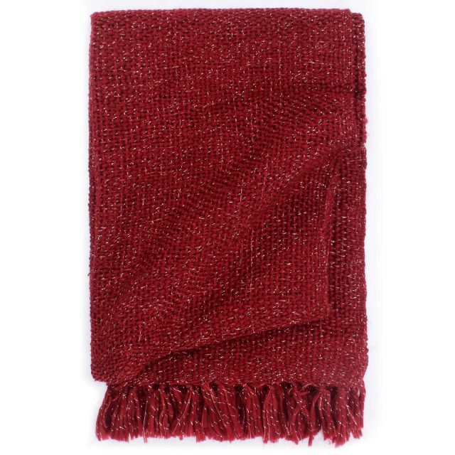 vidaXL Decke Bordeauxrot 220 x 250 cm Polyester