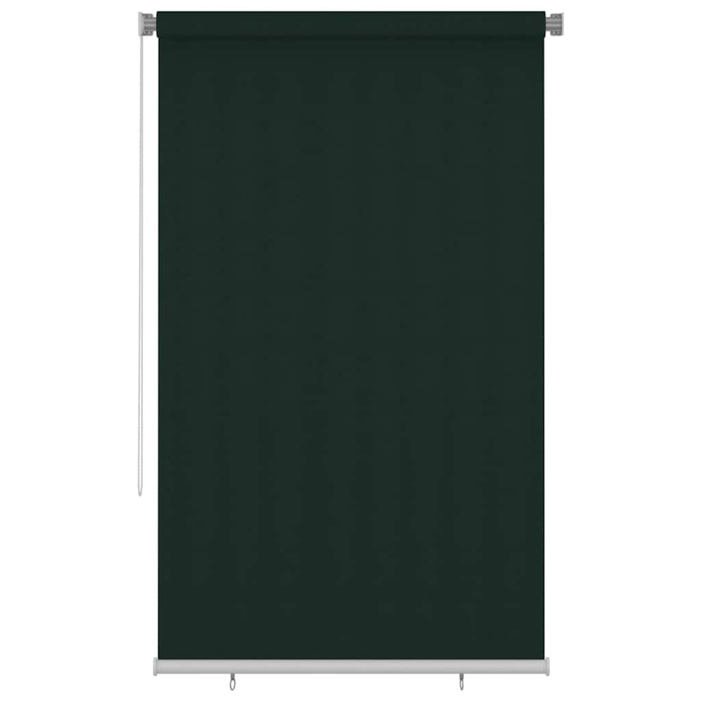 vidaXL Außenrollo 145 (B) x 230 (H) cm Dunkelgrün HDPE