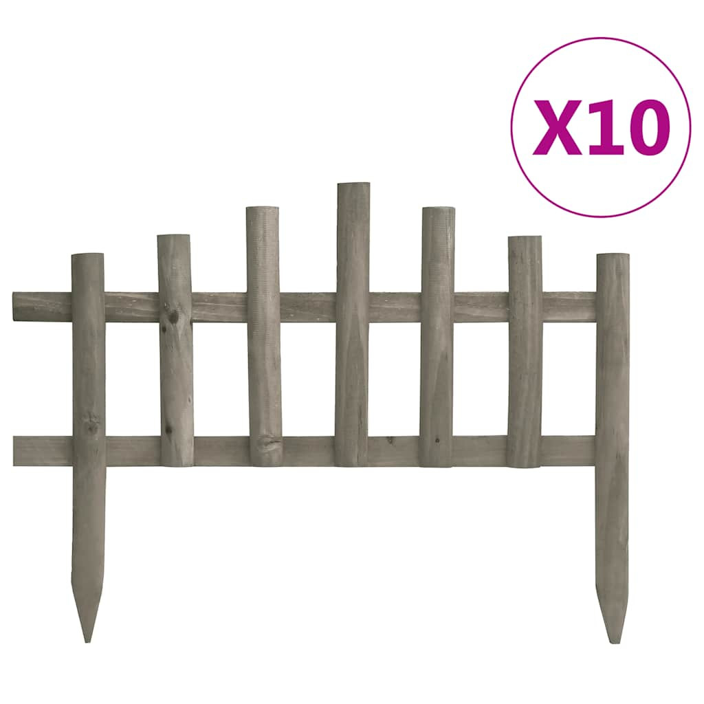 vidaXL Rasenkanten 10 Stk. Tannenholz 4,4 m