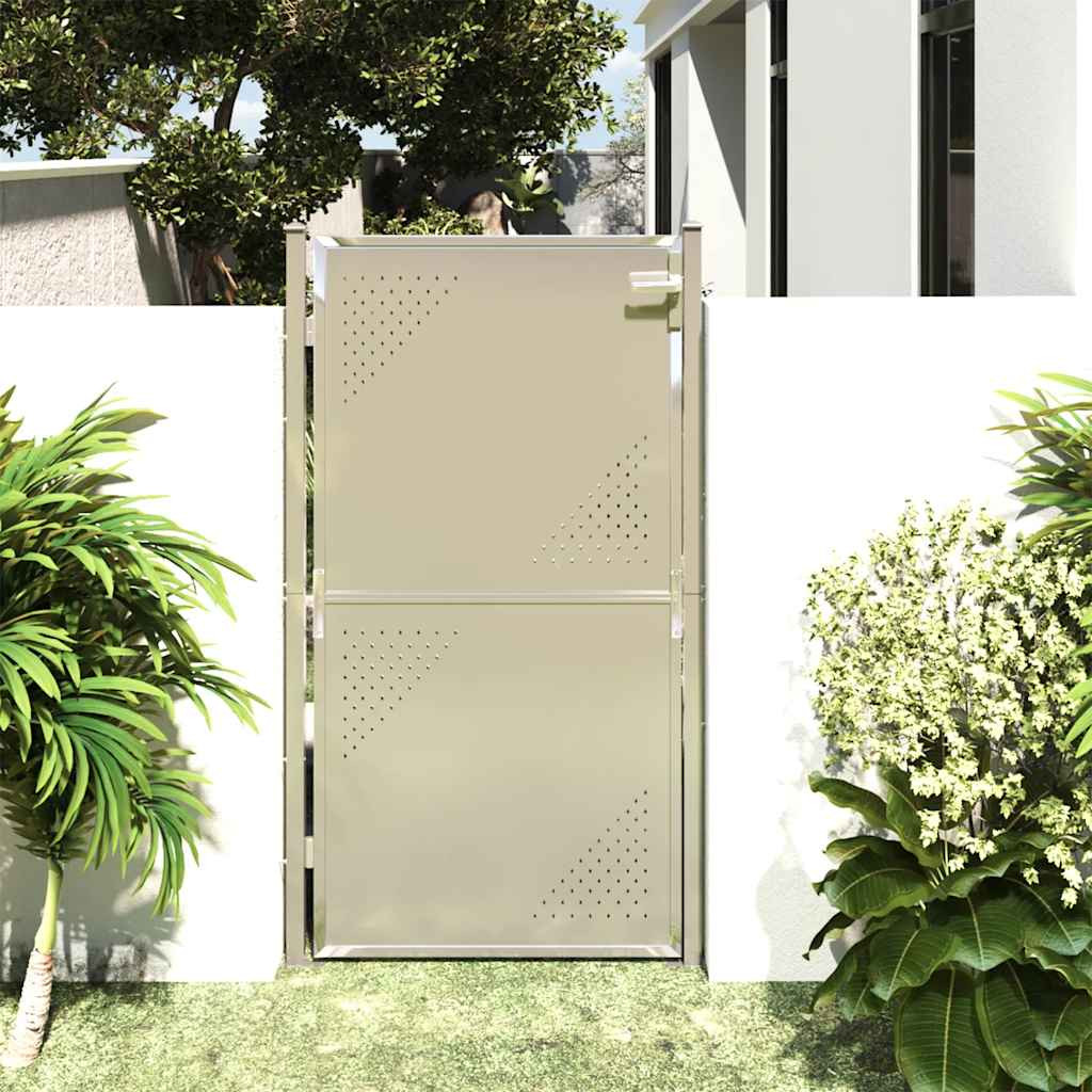 vidaXL Gartentor 100 x 175 cm Edelstahl