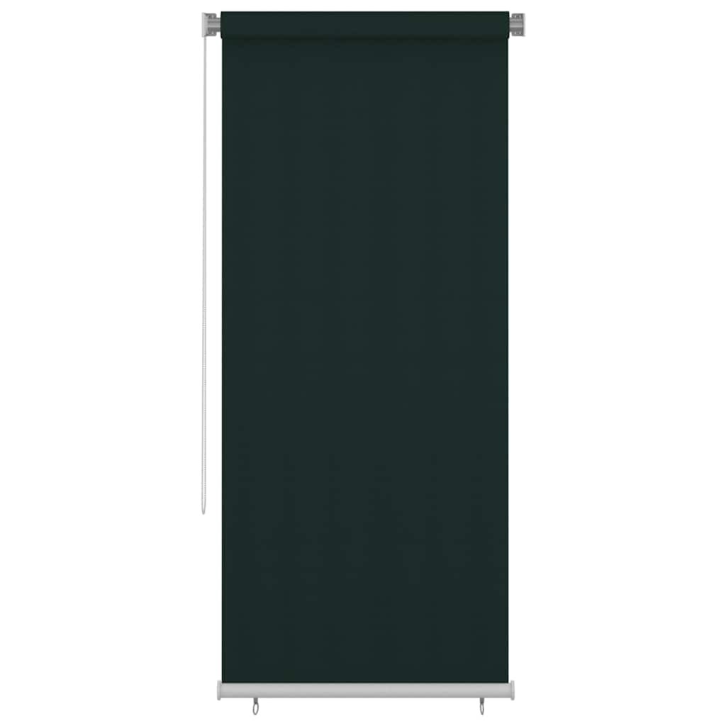 vidaXL Außenrollo 105 (B) x 230 (H) cm Dunkelgrün HDPE