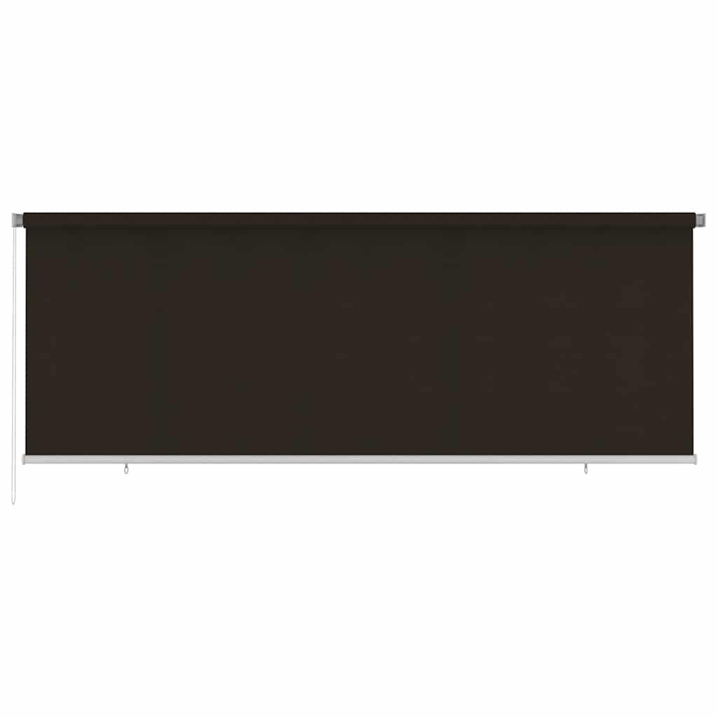 vidaXL Außenrollo 405 (B) x 140 (H) cm Braun HDPE