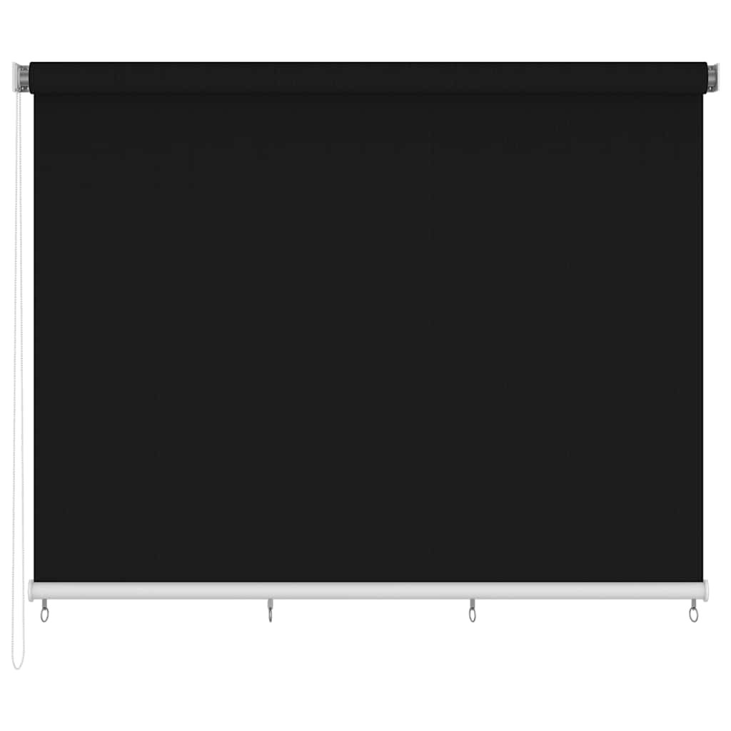 vidaXL Außenrollo 355 (B) x 230 (H) cm Schwarz