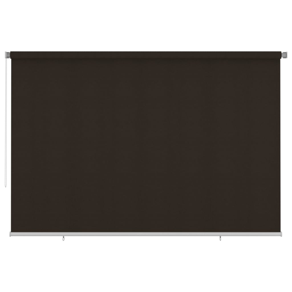 vidaXL Außenrollo 355 (B) x 230 (H) cm Braun HDPE