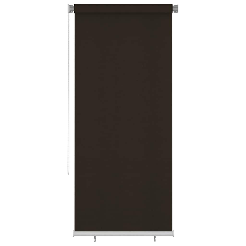 vidaXL Außenrollo 105 (B) x 230 (H) cm Braun HDPE
