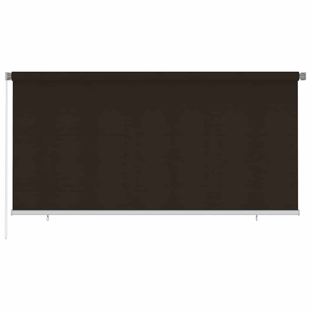 vidaXL Außenrollo 305 (B) x 140 (H) cm Braun HDPE