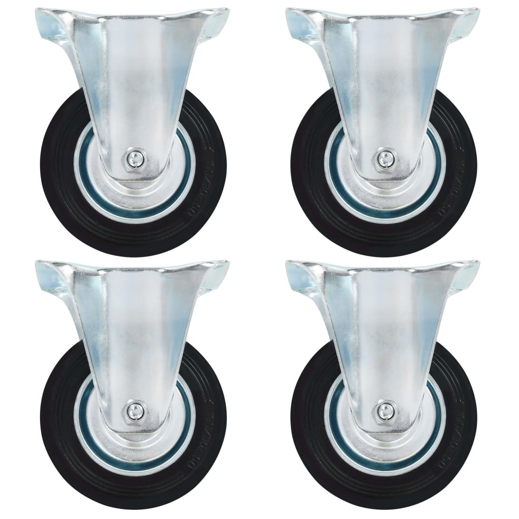 vidaXL Bockrollen 4 Stk. 100 mm